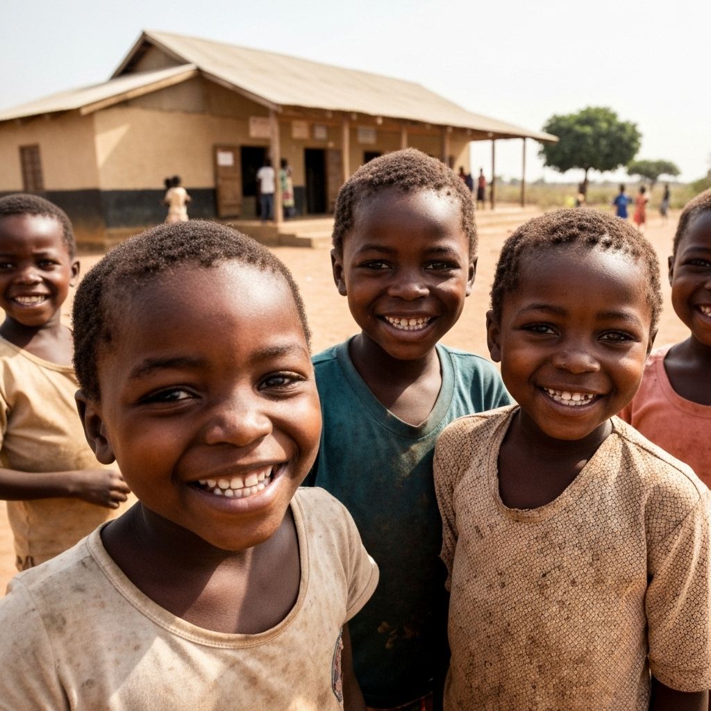 Criança em Moçambique